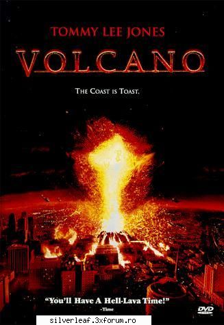 volcano a seemingly minor earthquake one night in los angeles, a giant burst of lava is released