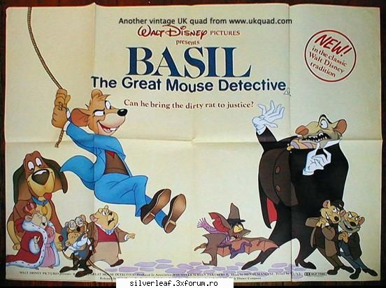 The Great Mouse Detective [Cartoon] - In Victorian London, England, a little mouse - Movies